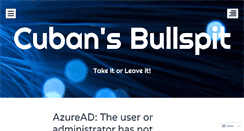 Desktop Screenshot of bullspit.co.uk
